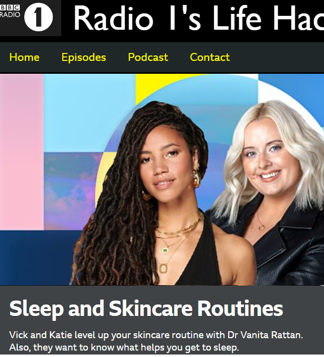 BBC Radio 1 Life Hacks with Dr Vanita Rattan