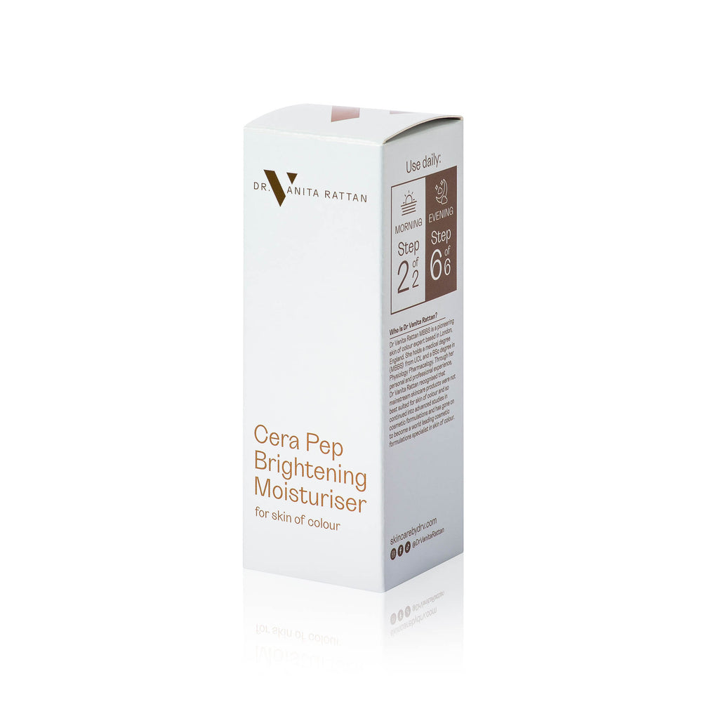 Dr Vanita Rattan Cera Pep Moisturiser box