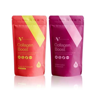 Dr V Collagen Boost in 2 delicious flavours